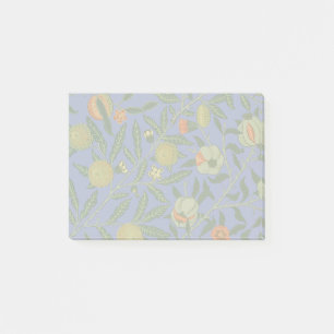 William Morris Granatapfel Blaue Farbige Tapete Post-it Klebezettel
