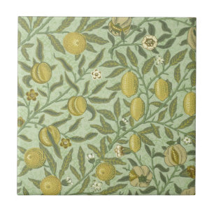 William Morris Granatapfel-Frucht-Design Fliese