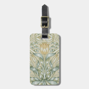 William Morris Granatapfel-Muster Antike Lilie Gepäckanhänger