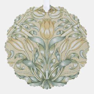 William Morris Granatapfel-Muster Antike Lilie Ornament Karte