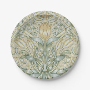 William Morris Granatapfel-Muster Antike Lilie Pappteller