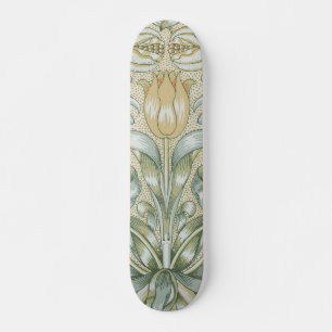 William Morris Granatapfel-Muster Antique Lily Skateboard