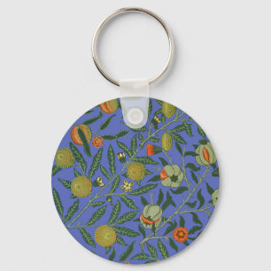 William Morris Granatapfel Tapete Schlüsselanhänger