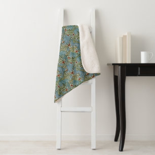 William Morris Granville Blumenmuster aus alter Ze Sherpadecke