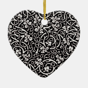 William Morris Grapevine Vine Leaf Pattern Keramikornament