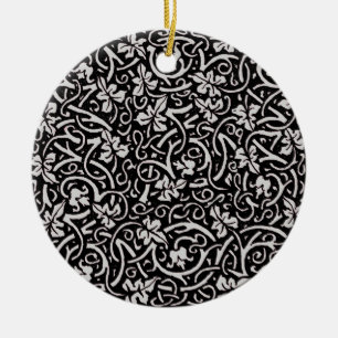 William Morris Grapevine Vine Leaf Pattern Keramikornament