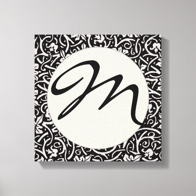 William Morris Grapevine Vine Leaf Pattern Leinwanddruck (Vorderseite)