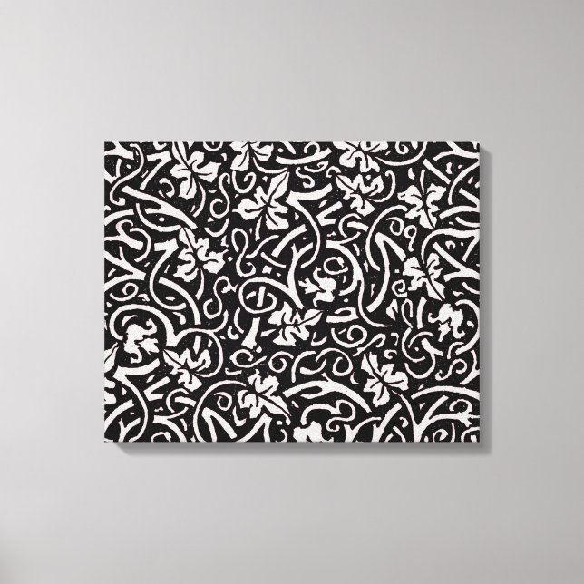 William Morris Grapevine Vine Leaf Pattern Leinwanddruck (Vorderseite)