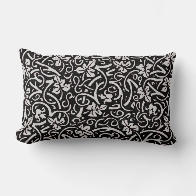 William Morris Grapevine Vine Leaf Pattern Lendenkissen (Vorderseite)