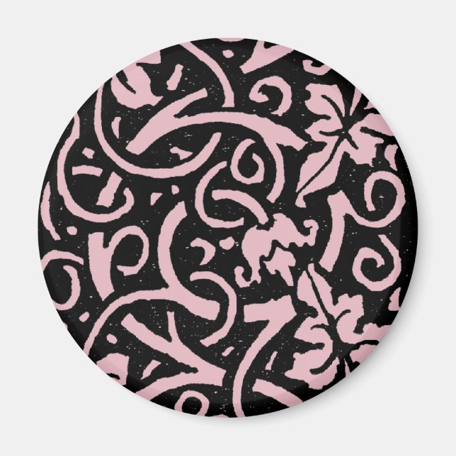 William Morris Grapevine Vine Leaf Pattern Magnet (Vorne)