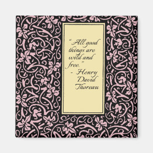 William Morris Grapevine Vine Leaf Pattern Magnet