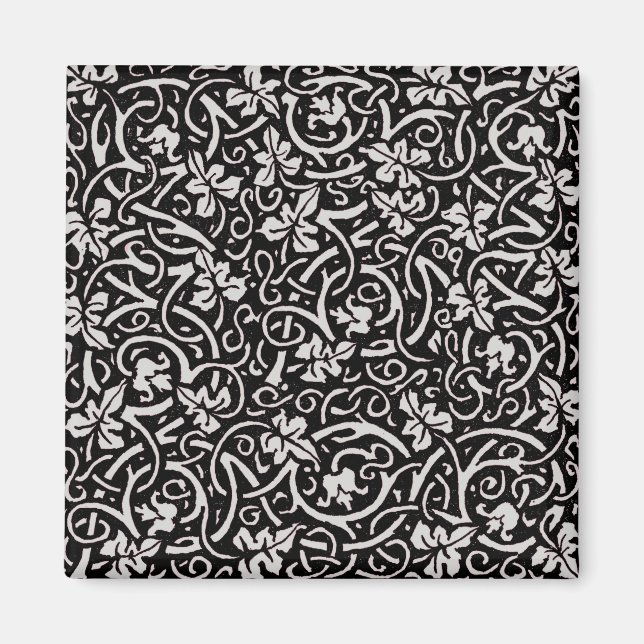 William Morris Grapevine Vine Leaf Pattern Magnet (Vorne)