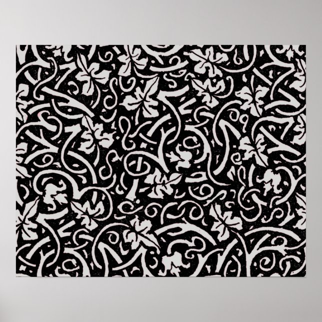 William Morris Grapevine Wallpaper Pattern Poster (Vorne)