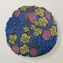 William Morris Grapevine (Wine Vines) Muster Rundes Kissen