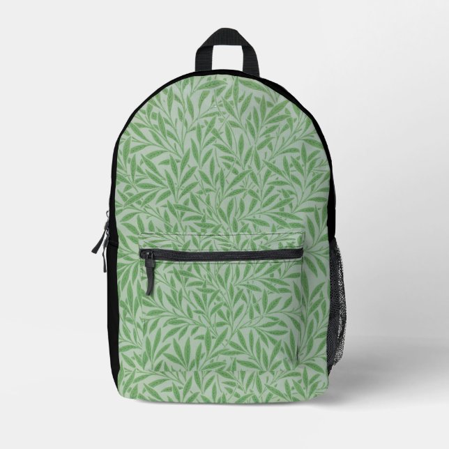 William Morris green feuilles art mignon sac à dos (Recto)