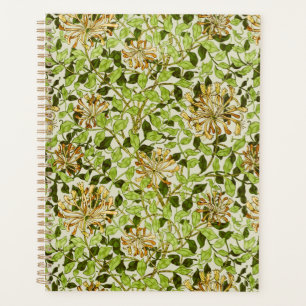 William Morris Green Honeysuckle Blumen-Wallpaper Planer