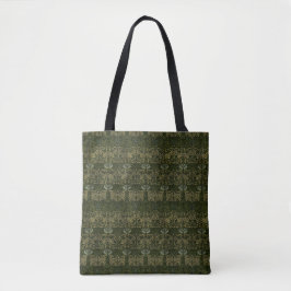 William Morris: Green Tulip & Rose Tote Bag Tasche