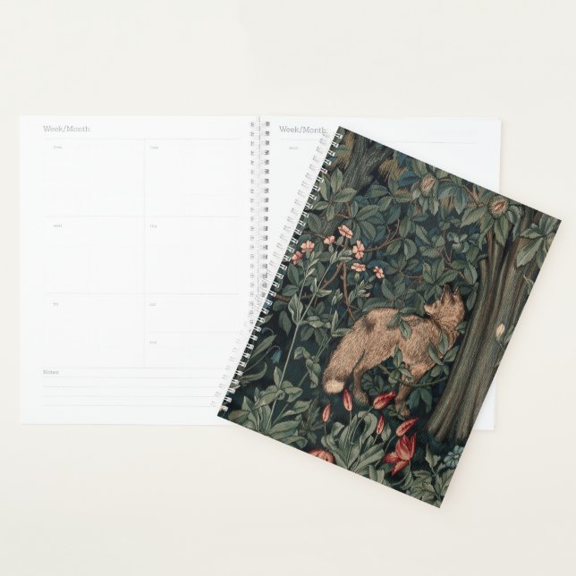 William Morris Greenery Fox Wildlife Planer (Anzeige)