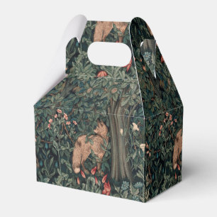 William Morris Greenery Fuchs Wildtier Kunst Geschenkschachtel