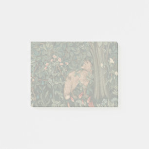 William Morris Greenery Fuchs Wildtier Kunst Post-it Klebezettel