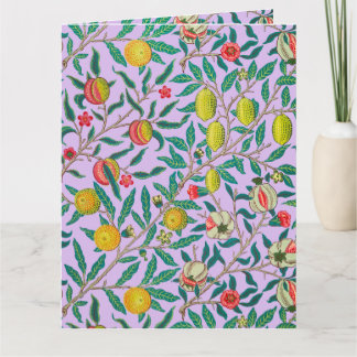 William Morris grenade en violet carte