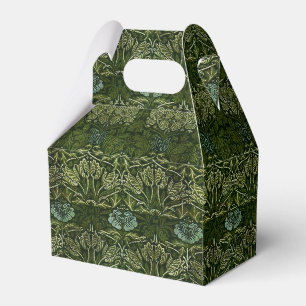 William Morris Große Grüne Tulpen-Rosen-Tapete Geschenkschachtel