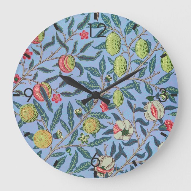 William Morris Große Wanduhr (Vorderseite)