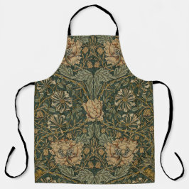 William Morris: Grüne Honeysuckle-Schürze Schürze