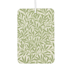 William Morris Grünes Blumen Botanisches Muster Autolufterfrischer