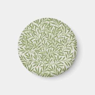 William Morris Grünes Blumen Botanisches Muster Magnet