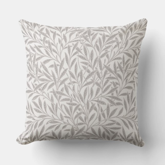 William Morris hellrosa\ braun Willow Vintag Kissen (Vorderseite)