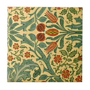 William Morris - Herbstblumenmuster Fliese
