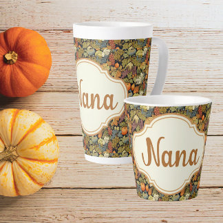 William Morris Herbstkürbisse Personalisiert Milchtasse