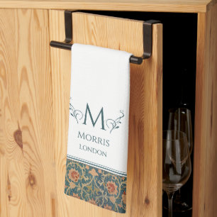 William Morris Holland Park Blue & White Custom Geschirrtuch