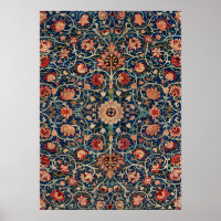 William Morris Holland Park Carpet Pattern Design