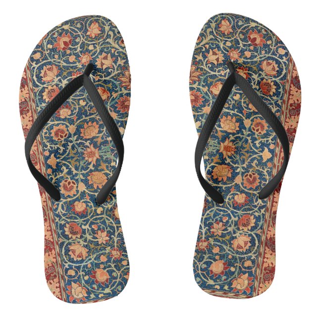 William Morris Holland Park Carpet Pattern Flip Flops (Fußbett)
