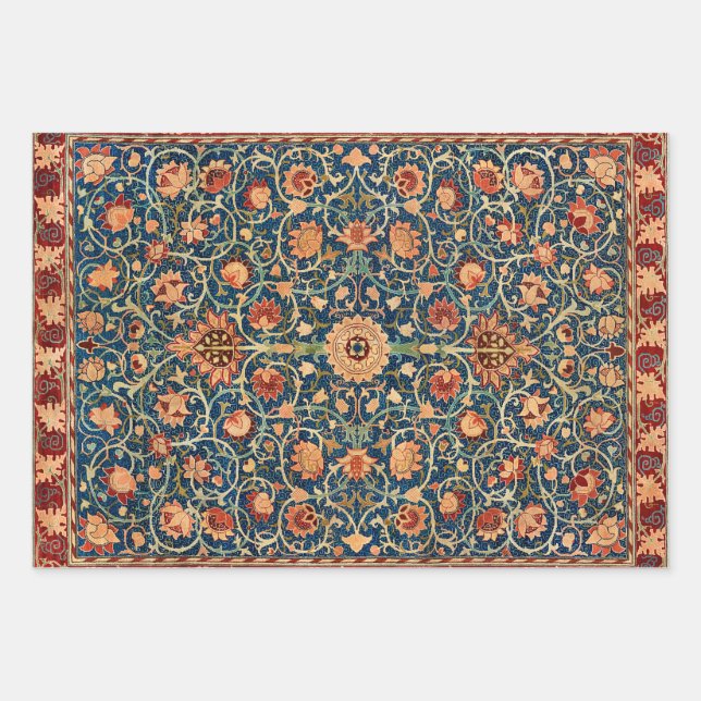 William Morris Holland Park Teppichmuster Geschenkpapier Set (Vorderseite)