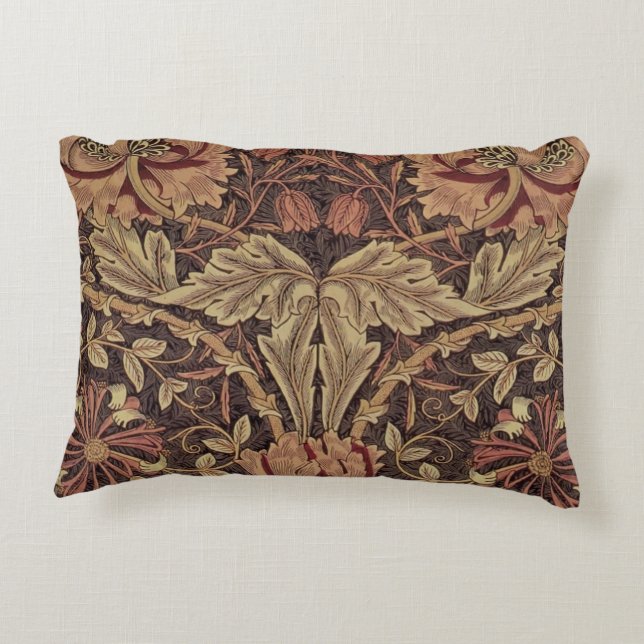William Morris Honeysuckle Classic Dekokissen (Rückseite)