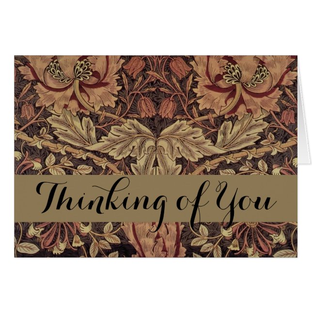 William Morris Honeysuckle Classic English Art (Devant horizontal)