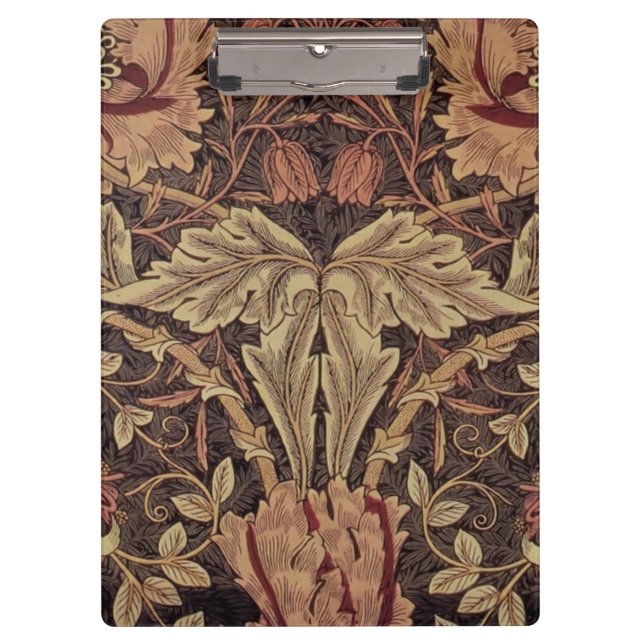 William Morris Honeysuckle Classic Klemmbrett (Vorderseite)
