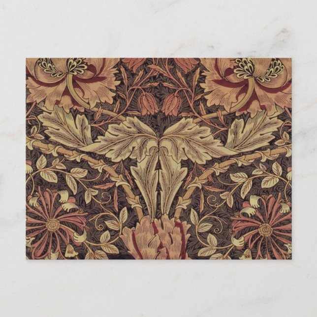 William Morris Honeysuckle Classic Postkarte (Vorderseite)