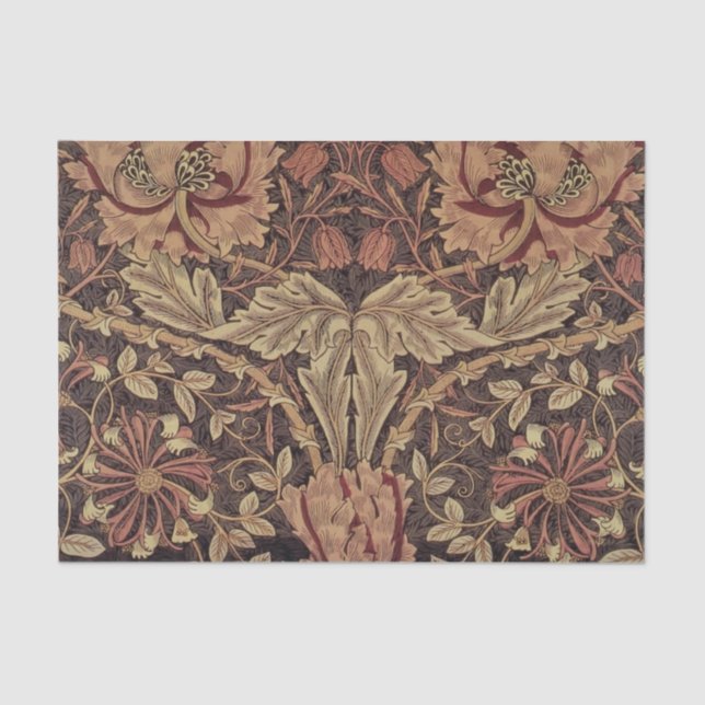 William Morris Honeysuckle Classic Seidenpapier (Vorderseite)