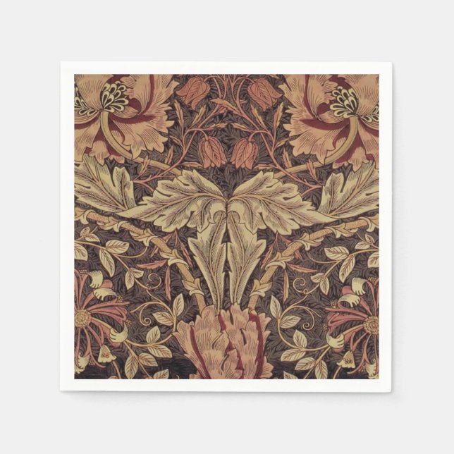 William Morris Honeysuckle Classic Serviette (Vorderseite)