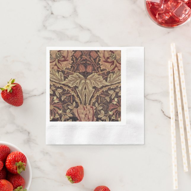 William Morris Honeysuckle Classic Serviette (Beispiel)