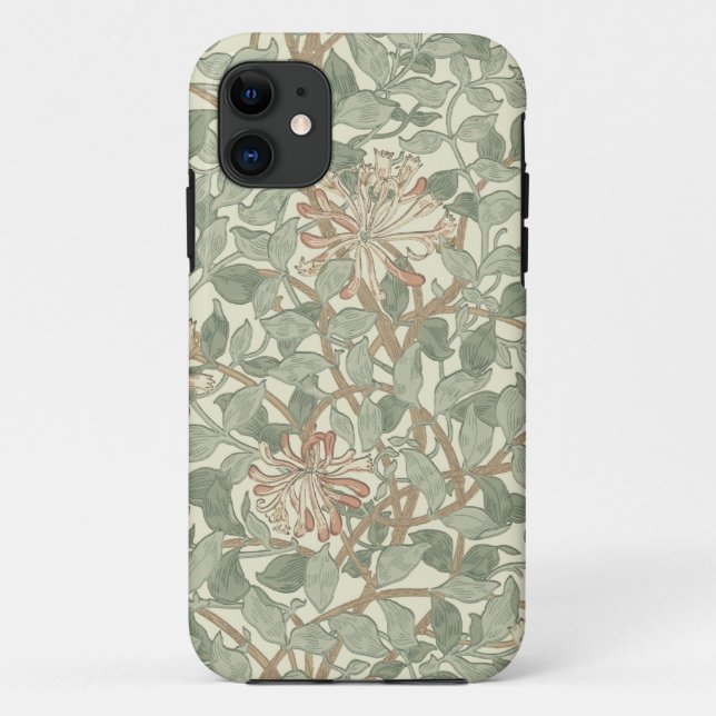 William Morris Honeysuckle Green Case-Mate iPhone Hülle (Rückseite)
