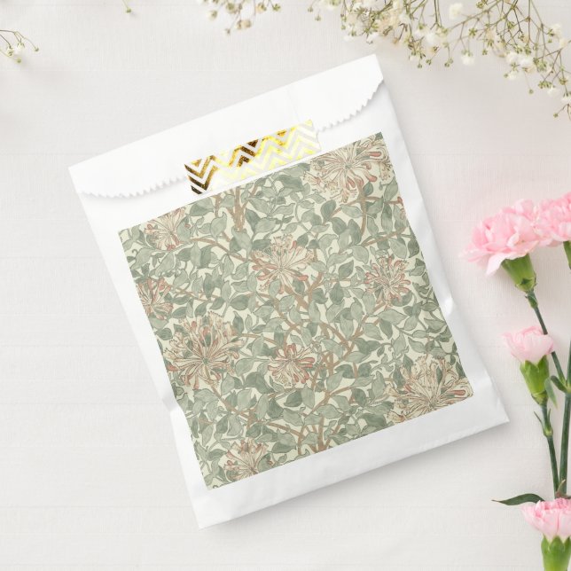 William Morris Honeysuckle Green Geschenktütchen (Versiegelt)