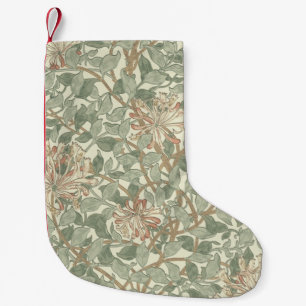 William Morris Honeysuckle Green Kleiner Weihnachtsstrumpf