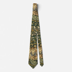 William Morris Honeysuckle Green Krawatte