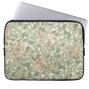 William Morris Honeysuckle Green Laptopschutzhülle