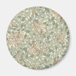 William Morris Honeysuckle Green Magnet